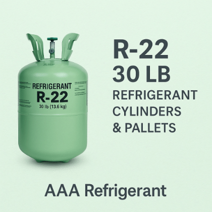 R-22 30 lb refrigerant cylinder – AAA Refrigerant