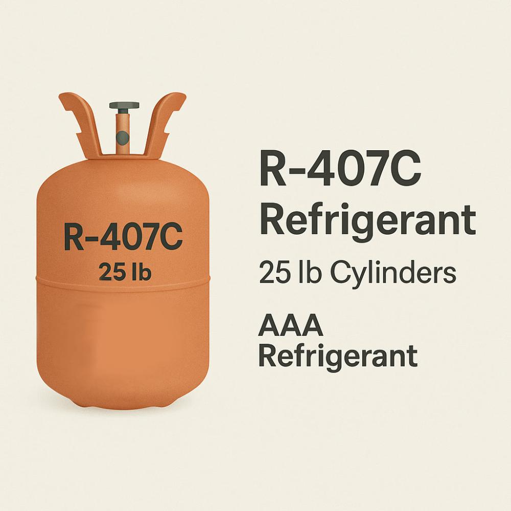 R-407C 25 lb refrigerant cylinder – AAA Refrigerant