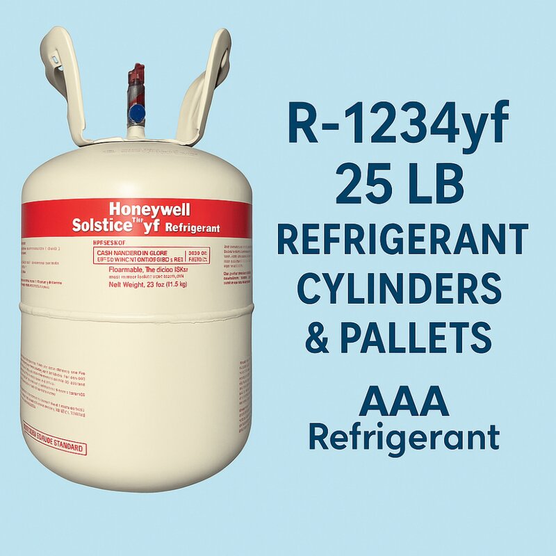 R-1234yf 10 lb refrigerant cylinder – AAA Refrigerant