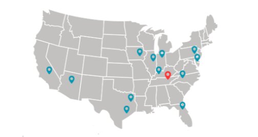 AAA Refrigerant - Distribution center locations