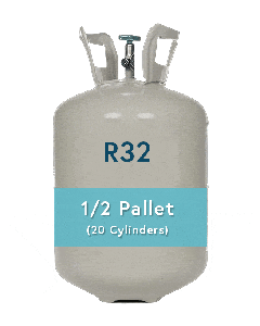 R-32 20lb Refrigerant Cylinder 1/2 Pallet