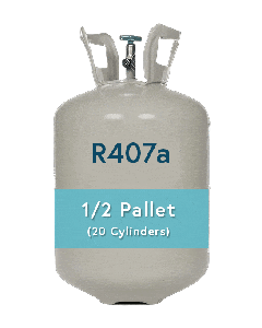 R-407A 25lb Refrigerant Cylinder 1/2 Pallet