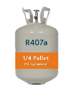 R-407A 25lb Refrigerant Cylinder 1/4 Pallet