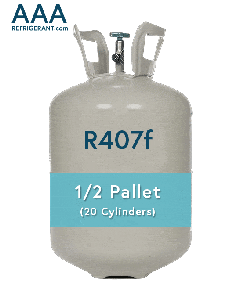 R-407F Refrigerant – 25 lb ½ Pallet (20 Cylinders)