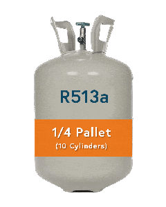 R-513A 30lb Refrigerant Cylinder 1/4 Pallet 